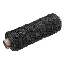 Geflecht Maurerschnur Nylon Schwarz 50M/164Ft 2MM f&uuml;r Netztuch Garten Mauerwerk