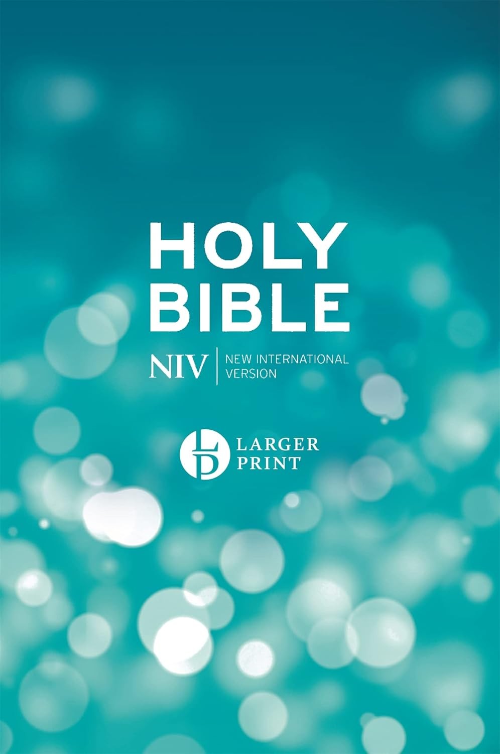 NIV Larger Print Blue Hardback Bible by New International Version NEW - Image 10