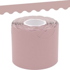 Teacher Created Resources Light Mauve Scalloped Rolled Border