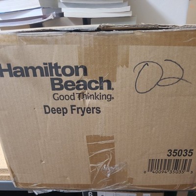 Hamilton Beach Deep Fryer 4.5L Oil Capacity Deep Fryer - Silver (35035)