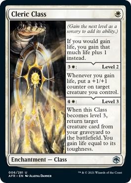 Cleric Class 6 Uncommon Adventures in the Forgotten Realms Near Mint