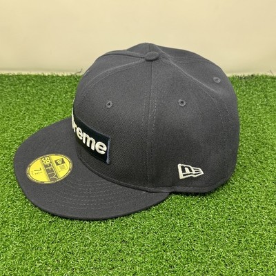 Supreme x New Era MLB Box Logo New York Yankees Navy Fitted Size 7