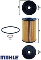 Mahle OX150D ÖLfilter MotoröLfilter FüR Mercedes-Benz