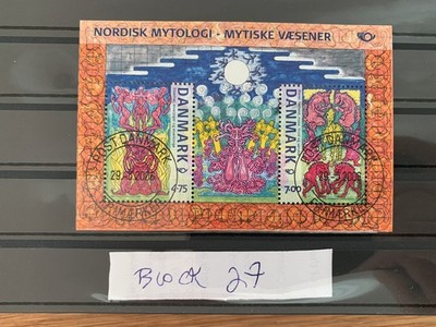 Dänemark Denmark 2006 Block 27 MI 1431 - 1432 NORDEN Mythen ms used gestempelt