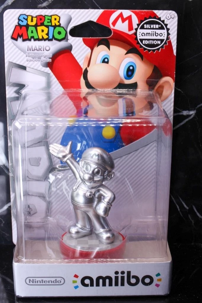 Nintendo amiibo Toys to Life Mario-Silver Edition for sale | eBay