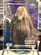 Ranzar Malk 2024 Topps Chrome Star Wars Kamino PURPLE /199 Refractor Card #51 TZ