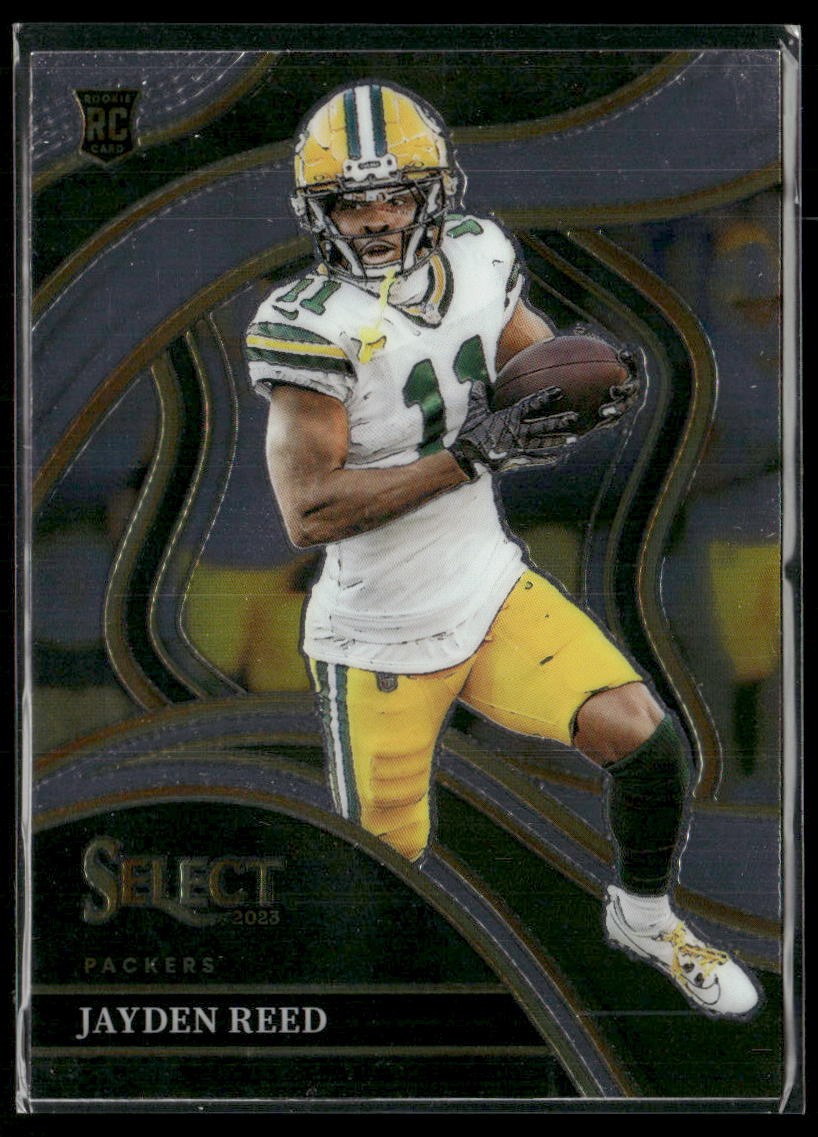2023 Panini Select #258 Jayden Reed Silver Prizms