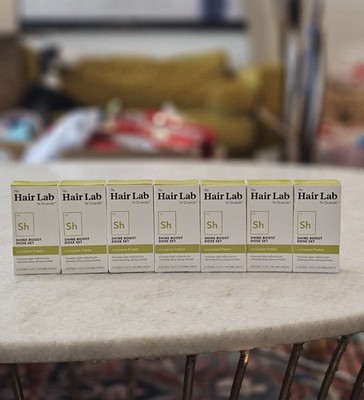 7 The Hair Lab Shine Boost Custom Shampoo and Conditioner Dose w/ Lemon Protein 