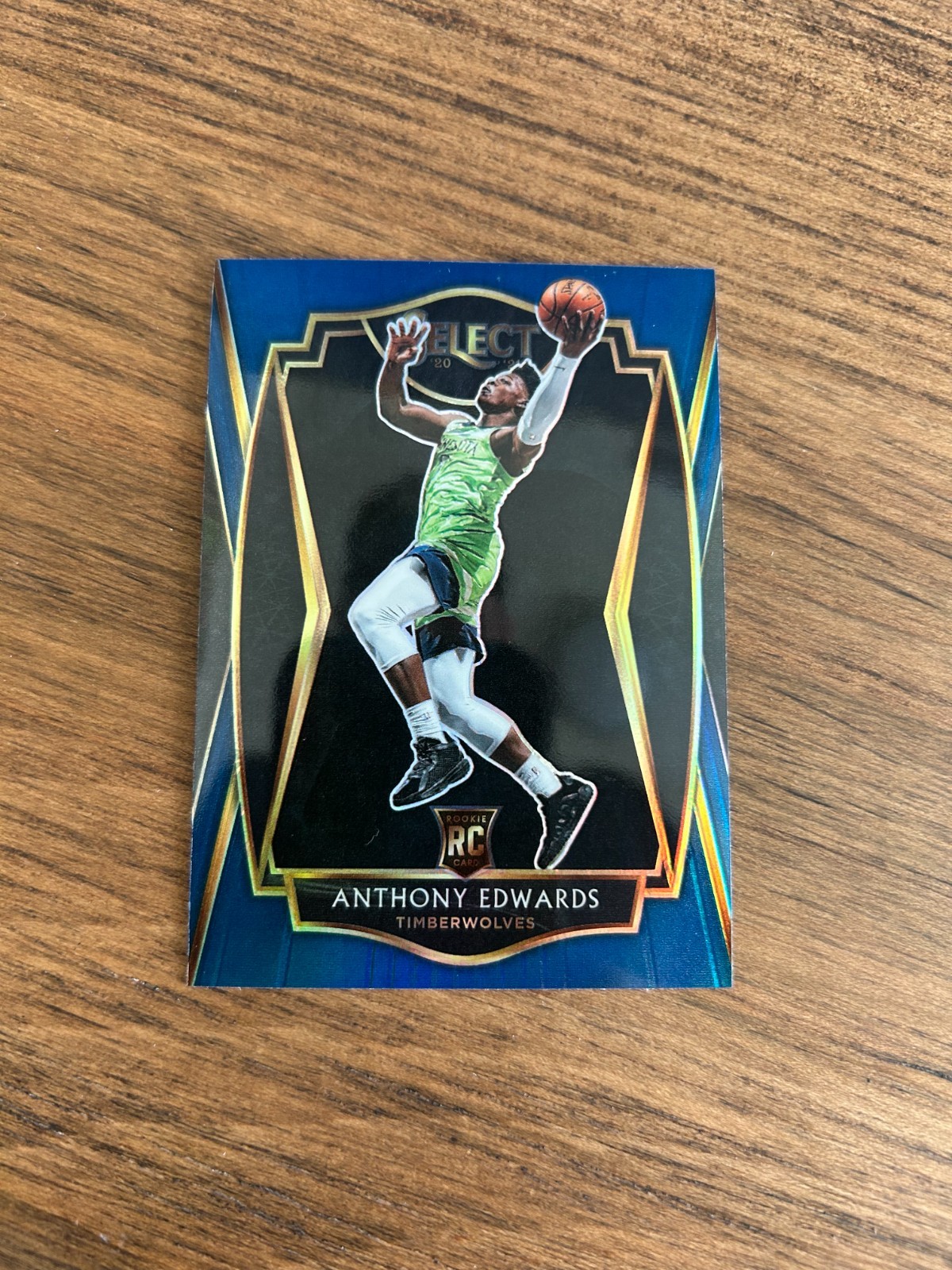2020-21 Panini Select - Premier Level Anthony Edwards #169 Blue (RC)