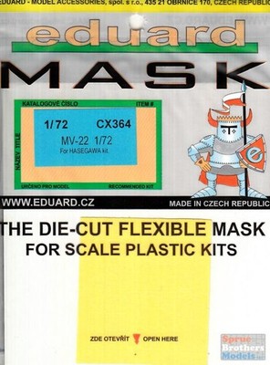 EDUCX364 1:72 Eduard Mask - MV-22 Osprey (HAS kit)