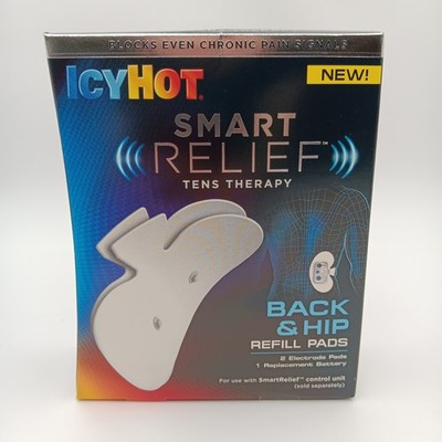 Icy Hot Smart Relief Tens Therapy Back Hip Refill 2 Pads New Sealed Exp 03/18