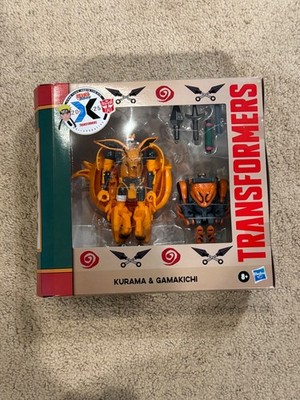 Transformers x NARUTO SHIPPUDEN Kurama & Gamakichi 7'' Figure Set New in Box