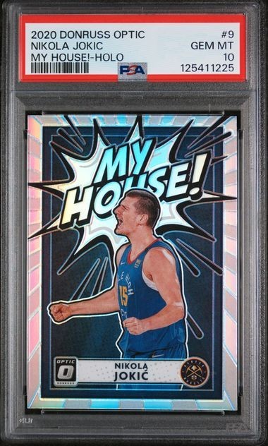 Nikola Jokic 2020 Optic My House Holo PSA 10 #9 25