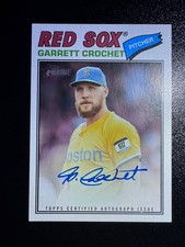 Garrett Crochet 2026 Topps Heritage Real One AUTO Boston Red Sox #ROA-GC