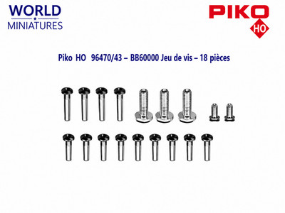 Piko HO 96470/43 - BB60000 Schraubensatz - 18-teilig