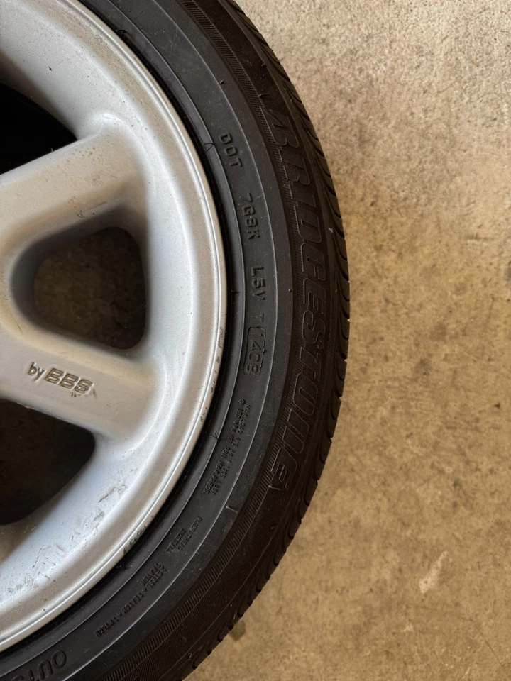 BBS Bugatti Alufelgen 16 Zoll mit Bridgestone Turanza – Abholung Landshut - Bild 3 von 4