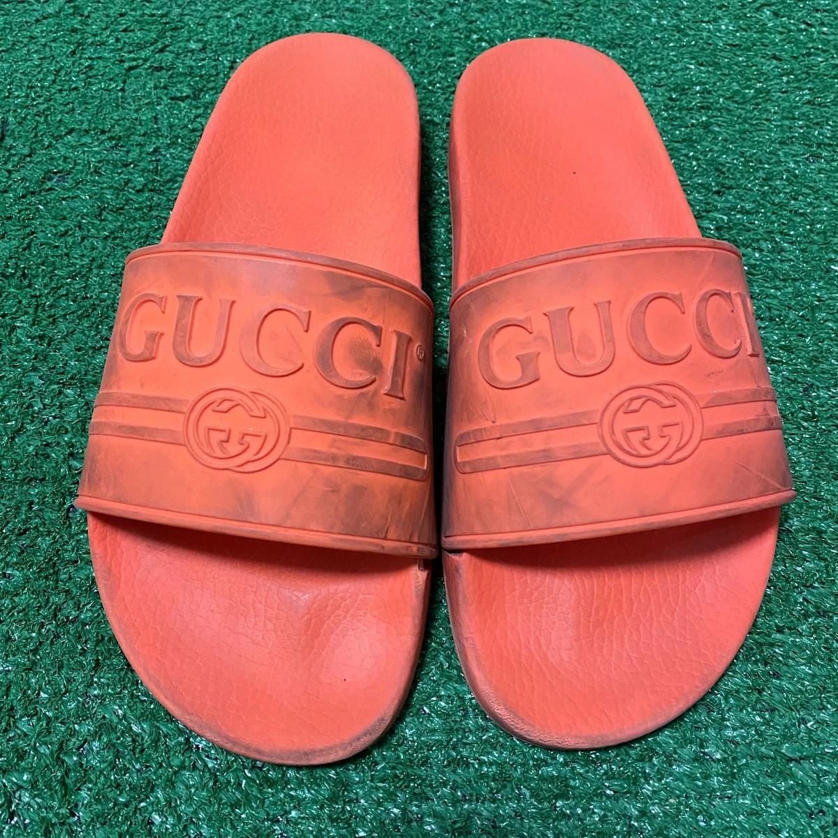 Orange Rubber Sandals for Men | eBay