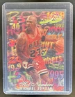 1995-96 Fleer Flair Michael Jordan Hot Numbers #4 Bulls