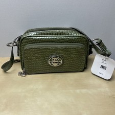 Kathy Van Zeeland Olive Croc Crossbody New With Tags Read 