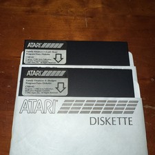 Atari Family Finances I And II Diskettes 1982