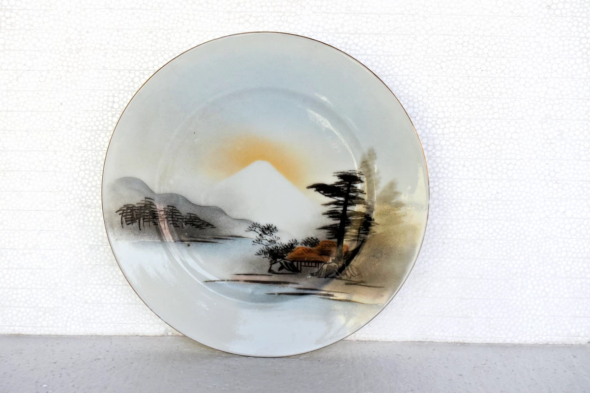 Multi-Color Vintage Original 1900-1940 Antique Japanese Plates for
