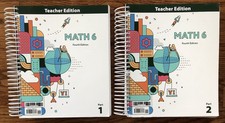 BJU Press Math 6 Fourth Edition Teacher Editi...