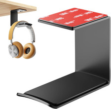 Headphone Stand Hanger,Headset Holder Mount,Aluminum Hook with Strong Adhesive T