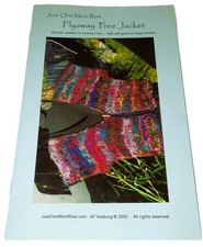 Vintage Knitting Pattern Flyaway Free Jacket Just One More Row Jill Vosburg