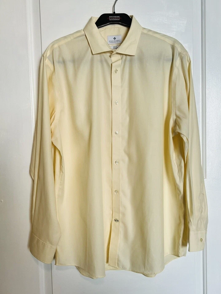 Camisa de vestir $90 DISTINCTION by Ryan Seacrest calce ajustado con botones 17,5 34/35 Foto 2 de 4