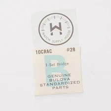 Bulova 10CRAC Watch Setting Lever Spring Set Bridge New Old Stock  (C19R1)