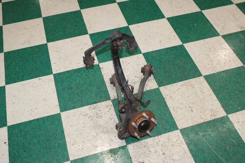 08-10 Challenger SRT Front Passenger RH Spindle Knuckle Hub Control Arm Set Knee Foto 2 de 4