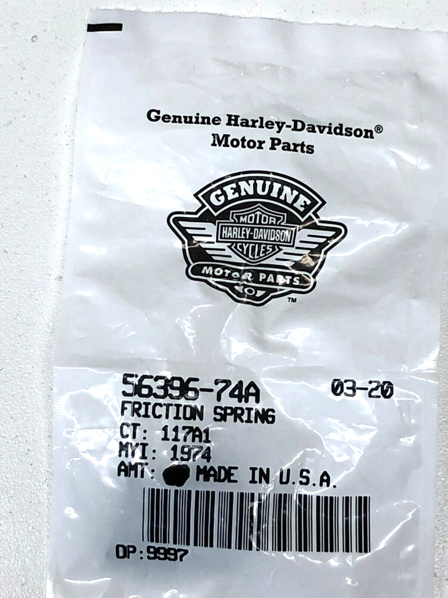 Harley Davidson Genuine OEM NOS Motorcycle Friction Spring P/N