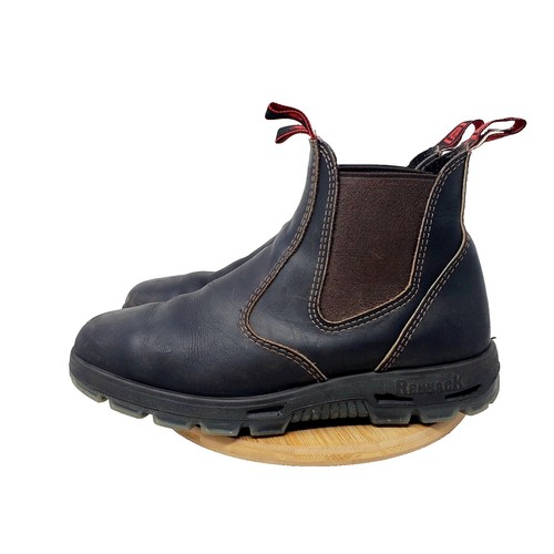 Redback UNPU Nevada Great Barrier Elastic Sided Work Boots US Mens 9.5 UK 8.5 Unisex Redback Nevada UNPU Brown Leather Pull-On Boots  main image 2