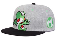 Super Mario Yoshi Character Adjustable Snapback Baseball Hat