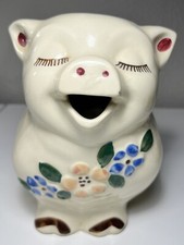 Vintage Shawnee Pottery Patented Smiley Made in USA Large Pitcher EUC