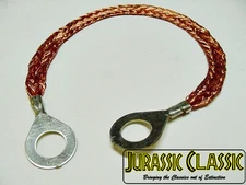 For 1967-1987 Caddy 8"Ground Wire Strap Strip Bonding Ring 10 AWG 5/16-3/8 Nos