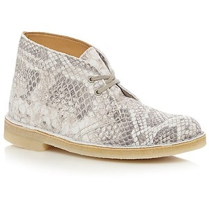 clarks snakeskin