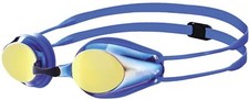 Arena Tracks Mirror Junior Swimming Goggles - Blue