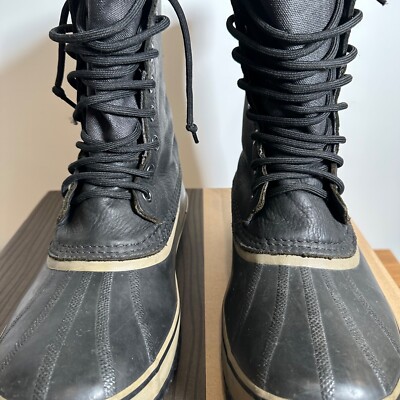 Sorel 1964 Premium T Snow Boots NM1561-010 Men’s Sz 13 Black Leather Waterproof Sorel 1964 Premium T Review | Tested & Rated main image 4