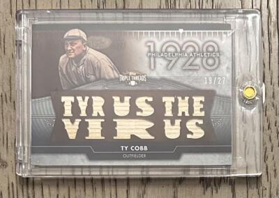 2012 Topps Triple Threads #TTFR-1 Ty Cobb Flashback Relics Sepia 