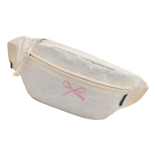 Practical Crosbody Chest Bag Decorative Bows Accent Roomy Multi Compartment - Zdjęcie 9 z 13