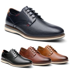 Men's Casual Dress Shoes Comfortable Business Work Breathable Formal Shoes