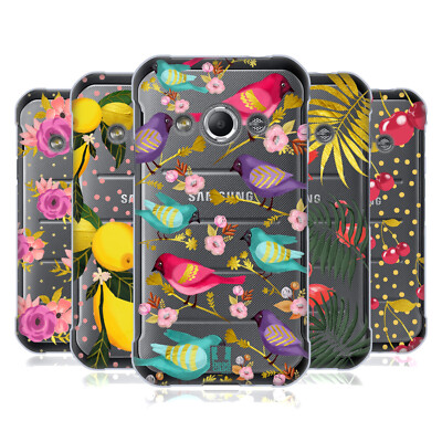 HEAD CASE DESIGNS PATTERN WITH GOLD PRINTS SOFT GEL CASE FOR SAMSUNG PHONES 4