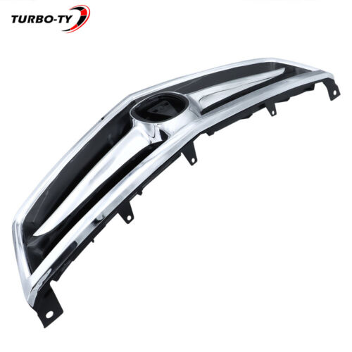 For 2006 2007 2008 Acura TSX ABS Plastic Chrome Front Bumper Grille Replacement - Picture 3 of 16