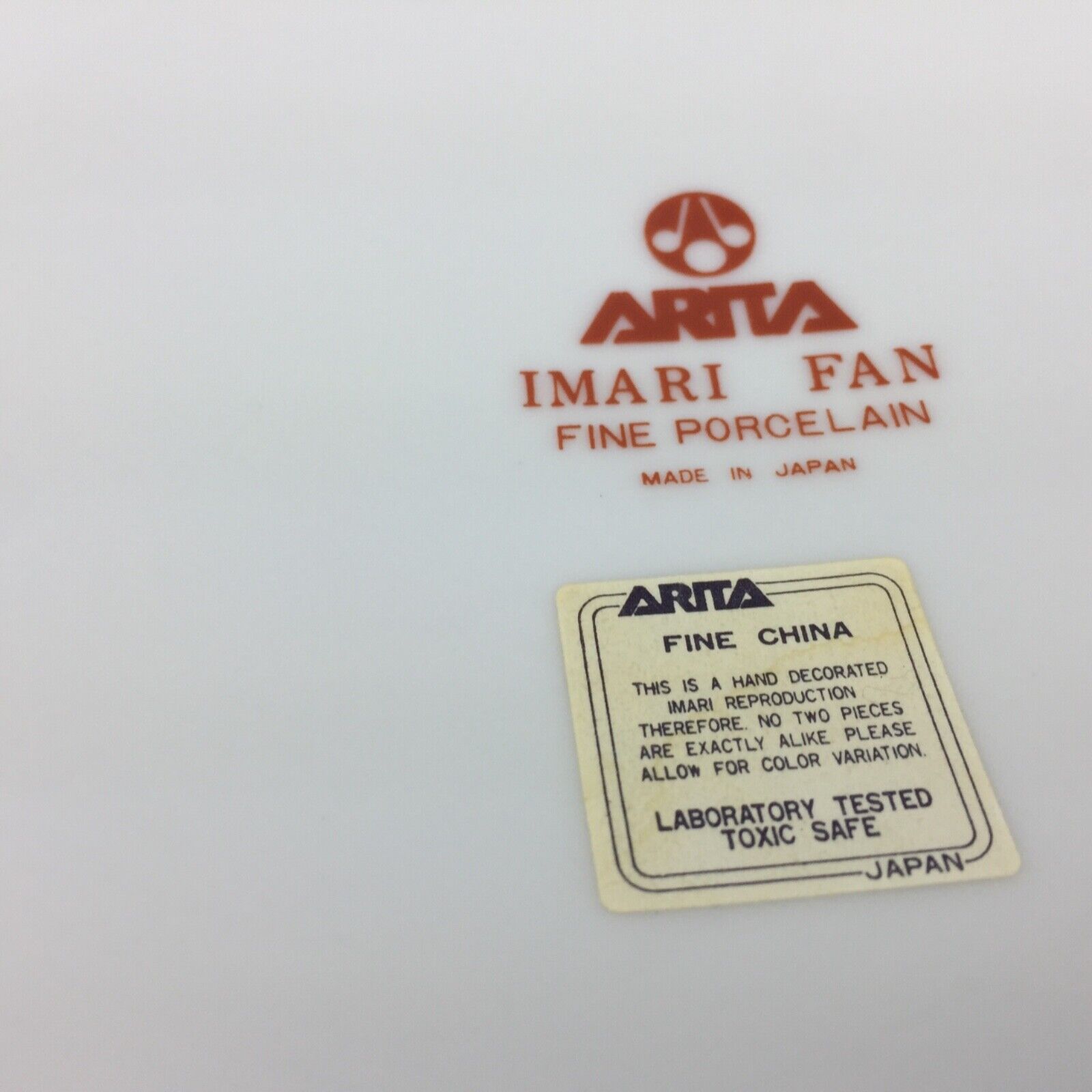 Arita Imari Covered Dish Serving Porcelain Casserole Handles Lid Fan Vtg Tureen Popularna cena specjalna