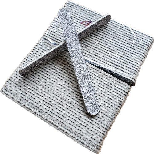 80/80 Grit Zebra Nail Files 7" #f509