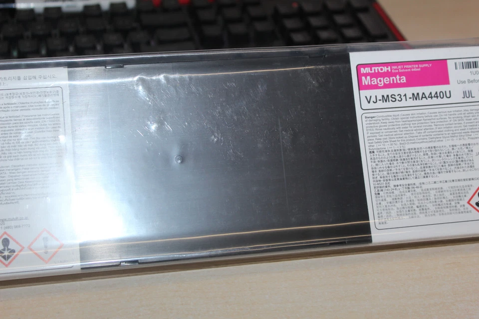 Mutoh MS31 Magenta Ink Cartridge - Eco-Solvent, 440ml (OEM VJ-MS31-MA440U) - Image 4 of 4