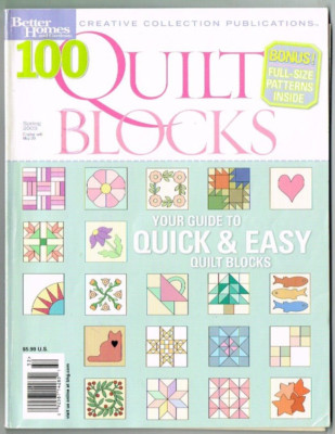 100 Quilt Blocks Block Pattern Magazine Better Homes Spring 2003 Vintage
