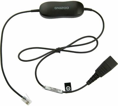 Jabra / GN Netcom GN1200 20'' Straight SmartCord for QD HEADSET DIRECT CONNECT 