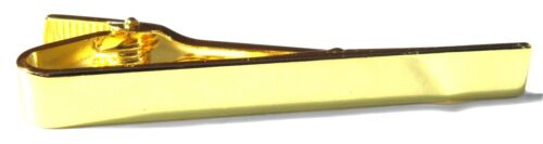 Barre à cravate clip fixe fermoir métallique couleur argent ou or - Photo 8 sur 8